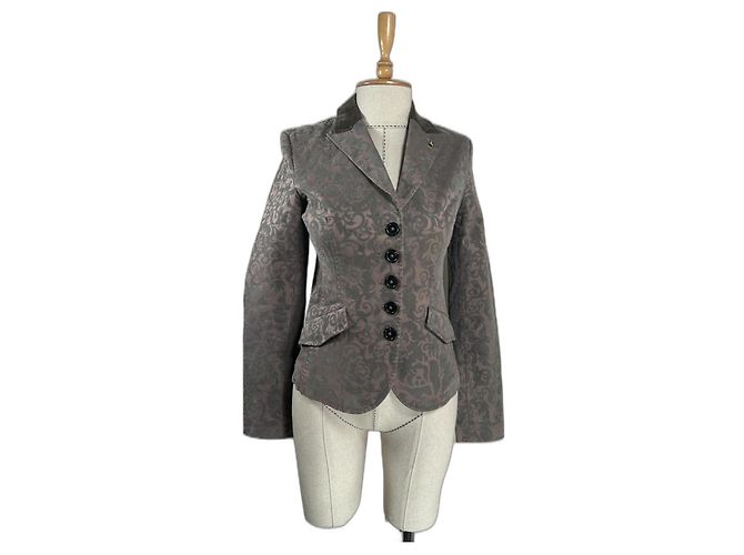 Chaqueta Blazer Blonde No.8 de algodón Multicolor