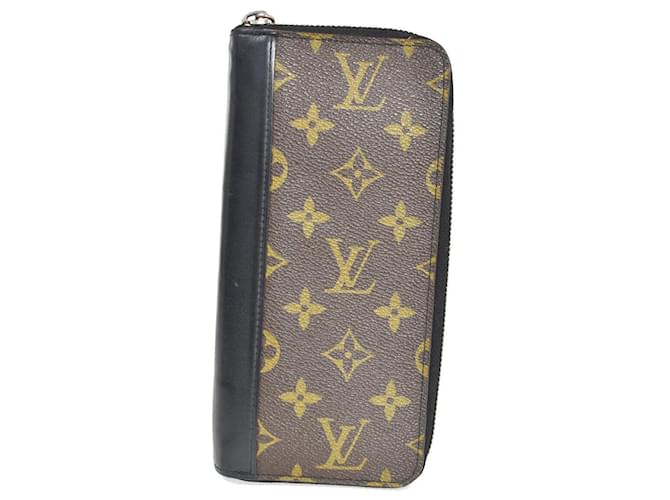 Louis Vuitton Portefeuille zippy Brown Cloth  ref.1167252