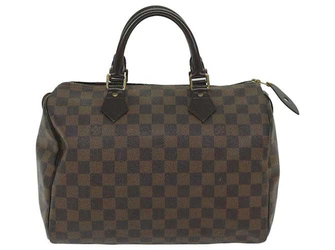 Louis Vuitton Speedy 30 Brown Cloth  ref.1167313