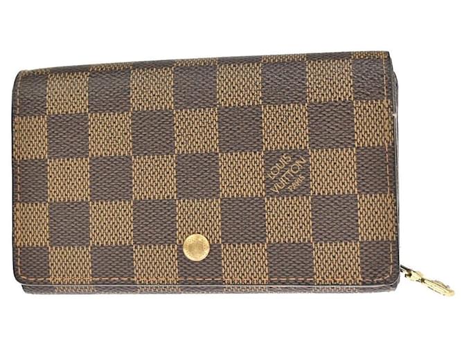 Louis Vuitton Trésor Brown Cloth  ref.1167349