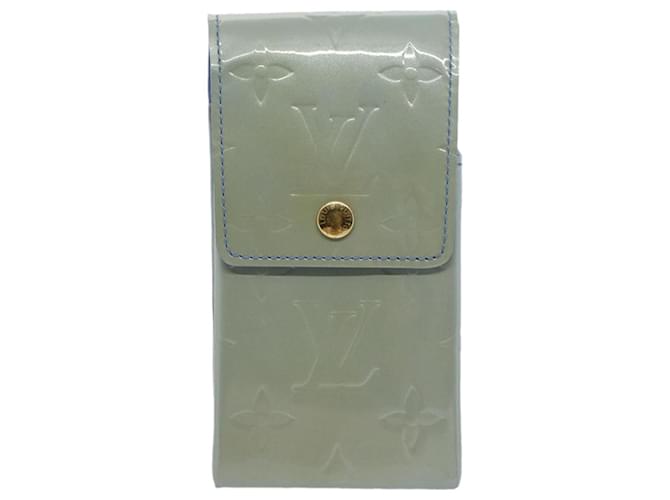 Louis Vuitton Étui à cigarettes Blue Patent leather  ref.1167357