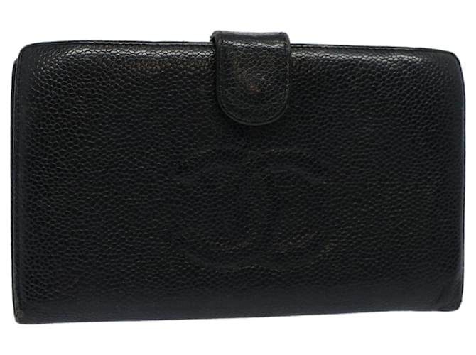 Timeless Chanel CC Black Leather  ref.1167478