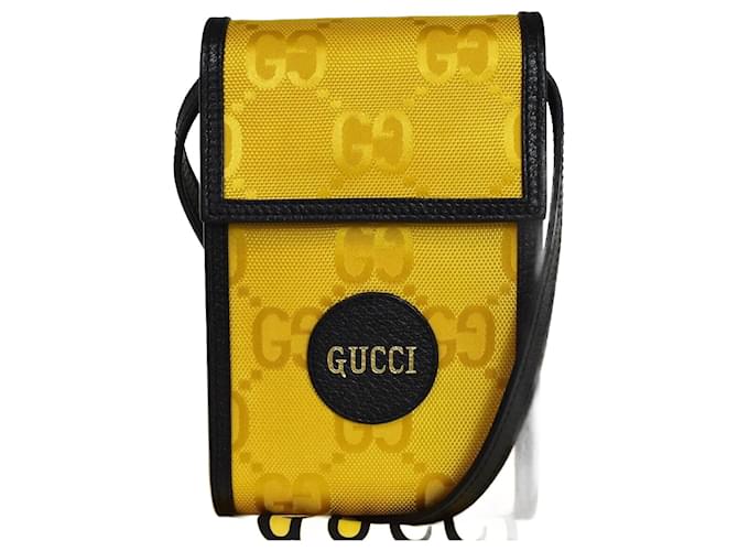 Gucci Off the grid Yellow Synthetic  ref.1167498