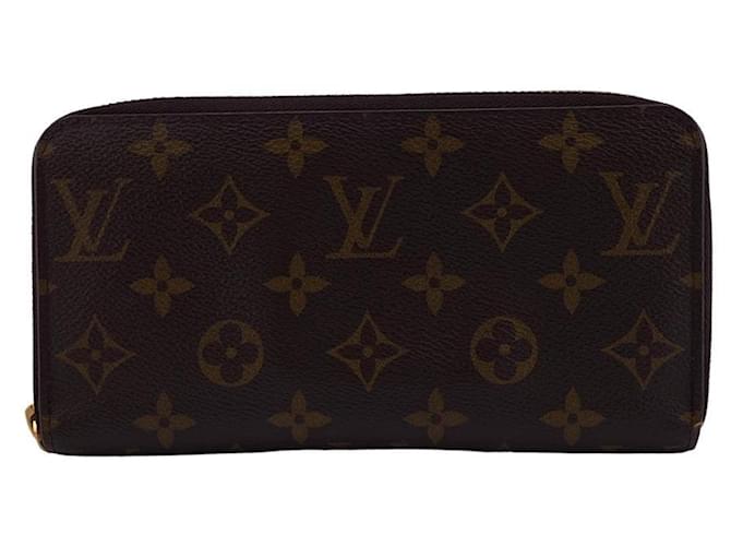 Louis Vuitton Zippy Wallet Brown Cloth  ref.1167568