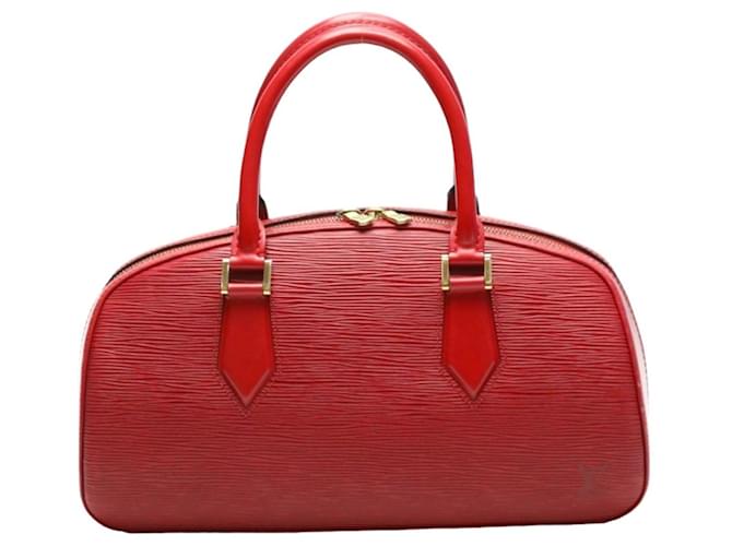 Louis Vuitton Jasmine Rosso Pelle  ref.1167652