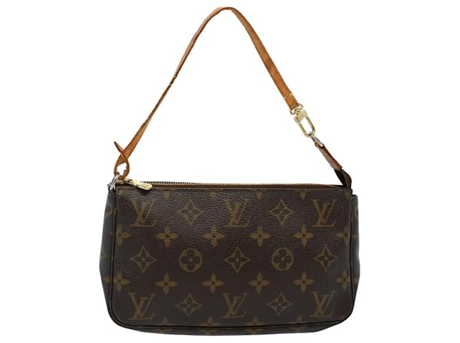 Louis Vuitton Pochette Accessoire Brown Cloth  ref.1167671