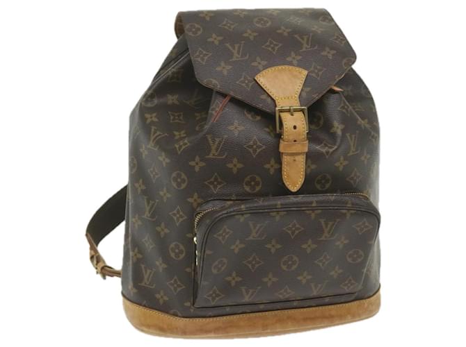 Louis Vuitton Montsouris Toile Marron  ref.1167743