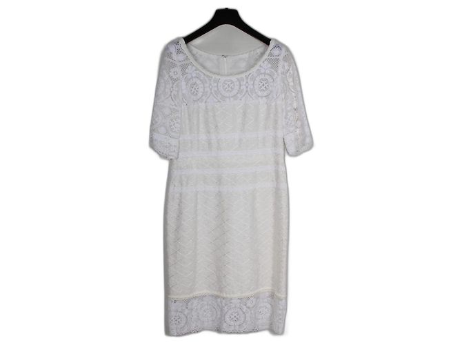 Vestido Oscar de la Renta Blanco