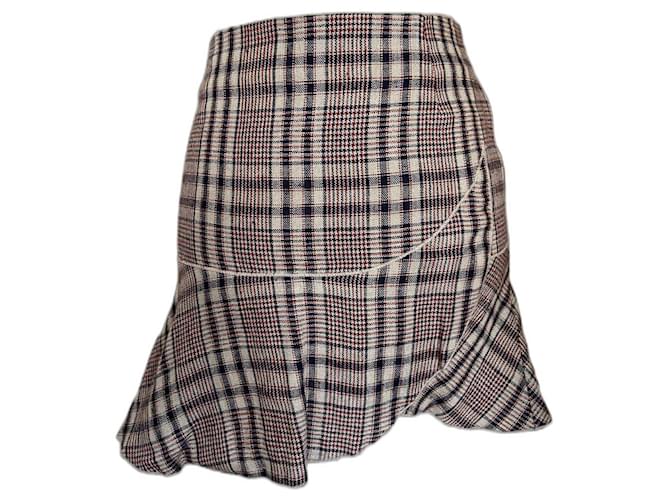 Isabel Marant Etoile Skirts Brown Linen  ref.1167896