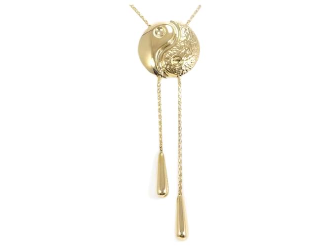 & Other Stories 18K Dangle Pendant Necklace Golden Metal Gold  ref.1168139