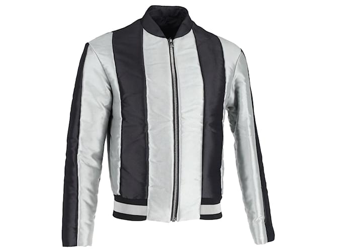 Balenciaga Panelled Bomber Jacket in Multicolor Polyester Multiple colors  ref.1168160