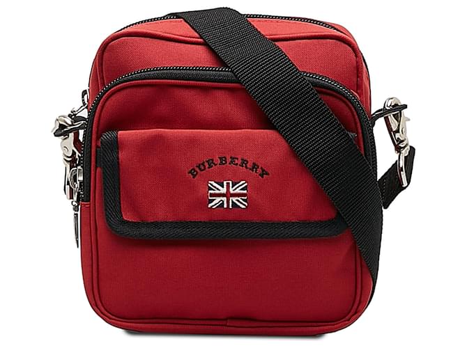 Burberry Red Nylon Crossbody Bag Cloth  ref.1168269