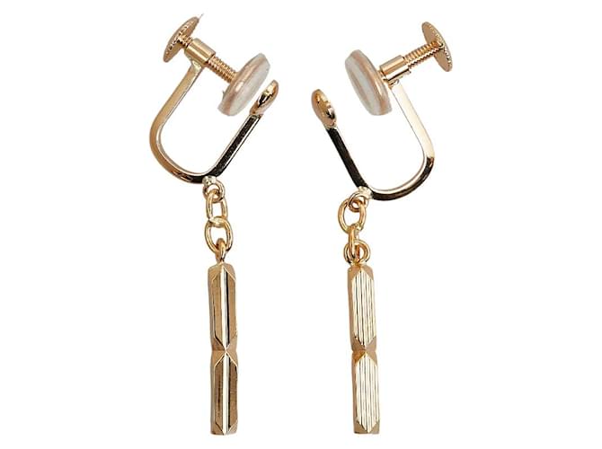 & Other Stories 18k Gold Stick Drop Earrings Golden Metal  ref.1168335
