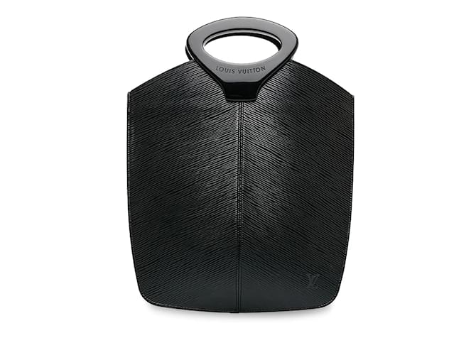 Louis Vuitton Epi Demi Lune Tote M52682 Black Leather Pony-style calfskin  ref.1168360