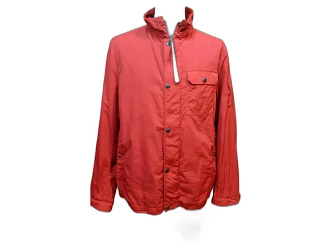 CP Company Vestes Blazers Polyester Rouge  ref.1168421