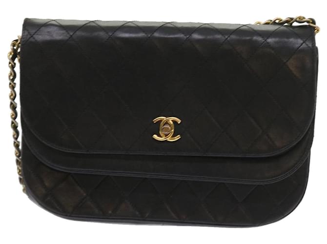 Classique Chanel Matelassé Cuir Noir  ref.1168487