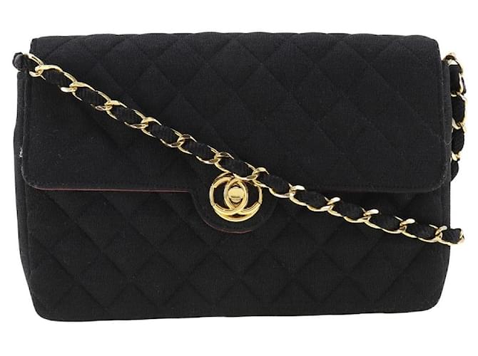 Classique Chanel Coton Noir  ref.1168583