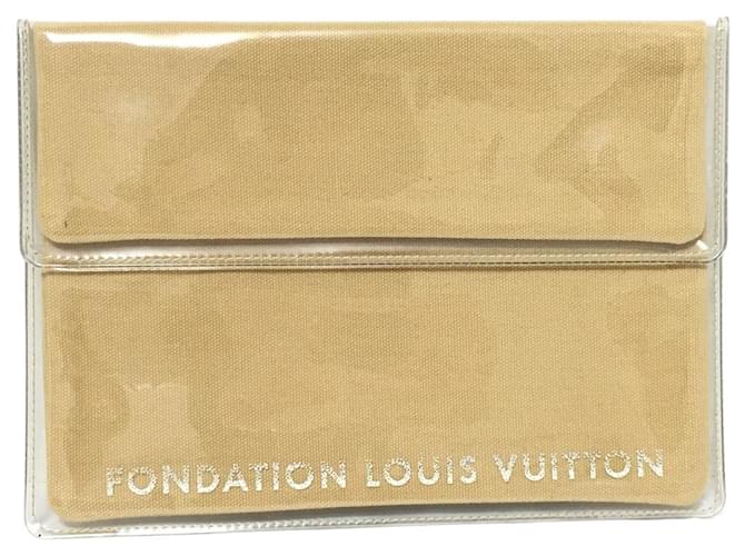 Louis Vuitton Portefeuille Braun Leinwand  ref.1168659