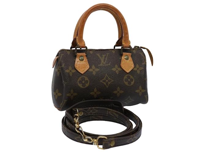 LOUIS VUITTON Monogram Mini Speedy Hand Bag M41534 LV Auth 60330 Cloth  ref.1168707