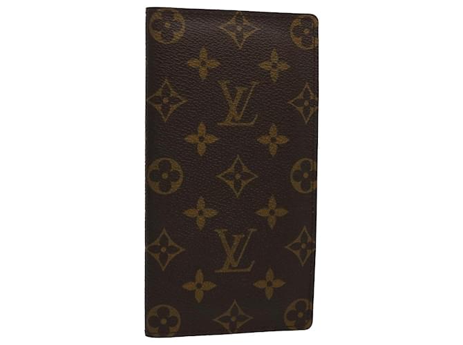 LOUIS VUITTON Monogram Porte Valeurs Cartes Credit Wallet M61823 LV Auth 61118 Cloth  ref.1168738