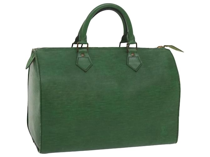 Louis Vuitton Epi Speedy 30 Hand Bag Vintage Borneo Green M43004 LV Auth tb927 Leather  ref.1168799