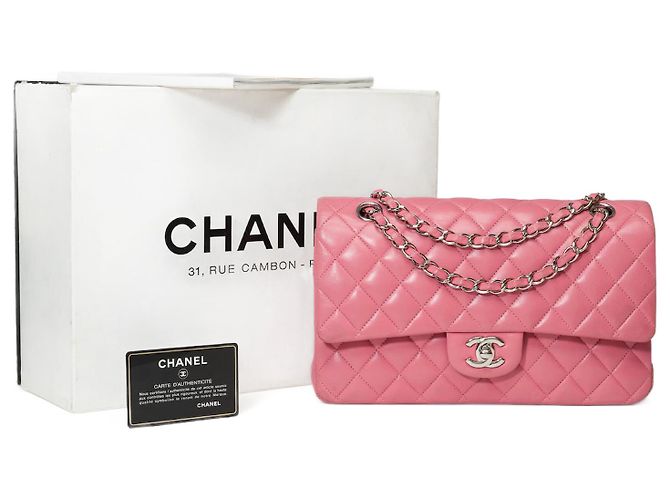 Sac Chanel Timeless/Clásico en cuero rosa - 101622