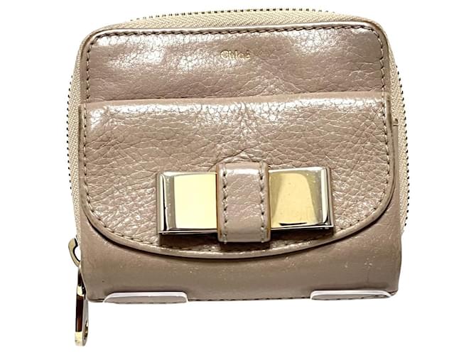 Chloé lily Bege Couro  ref.1168875