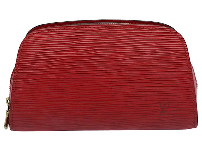 Louis Vuitton Dauphine Red Leather  ref.1168944