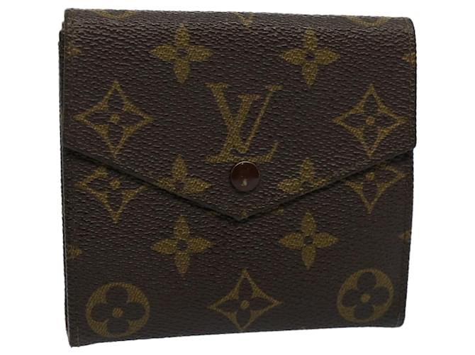 Louis Vuitton Porte-monnaie Brown Cloth  ref.1168979