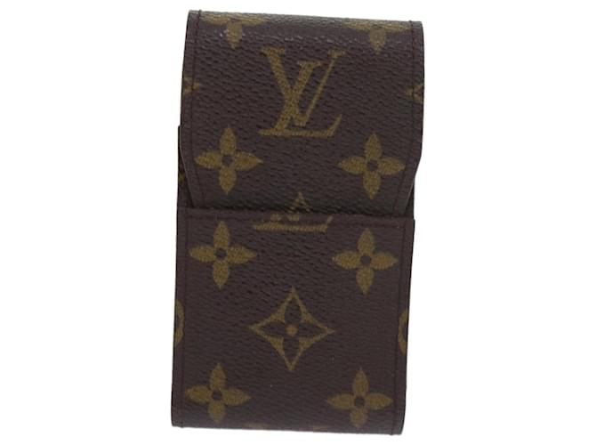 Louis Vuitton Étui à cigarettes Brown Cloth  ref.1169085