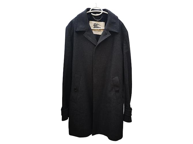 Burberry Prorsum Men Coats Outerwear Grey Wool  ref.1169109