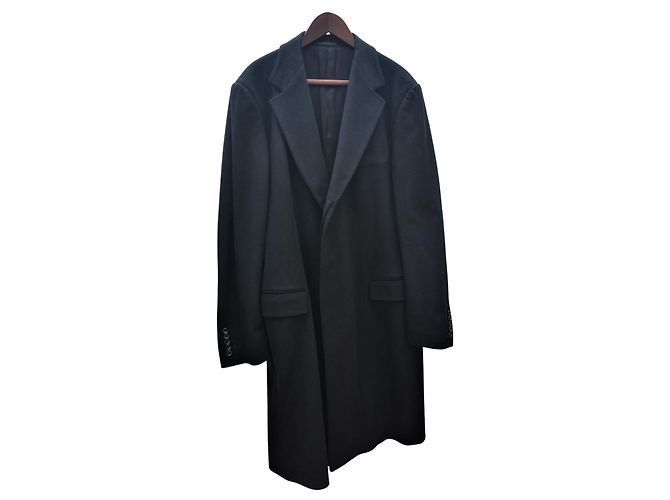Gucci Black Wool Coat Men