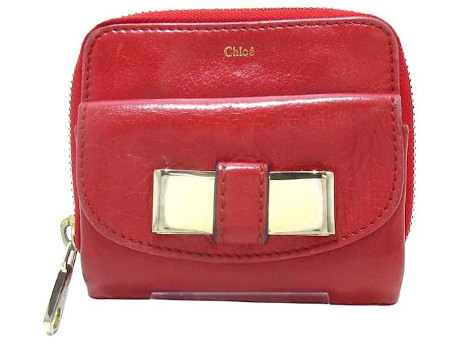 Chloé Lily Cuir Rouge  ref.1169230