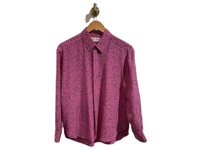 SAINT LAURENT Top T.FR 40 Seta Rosa
