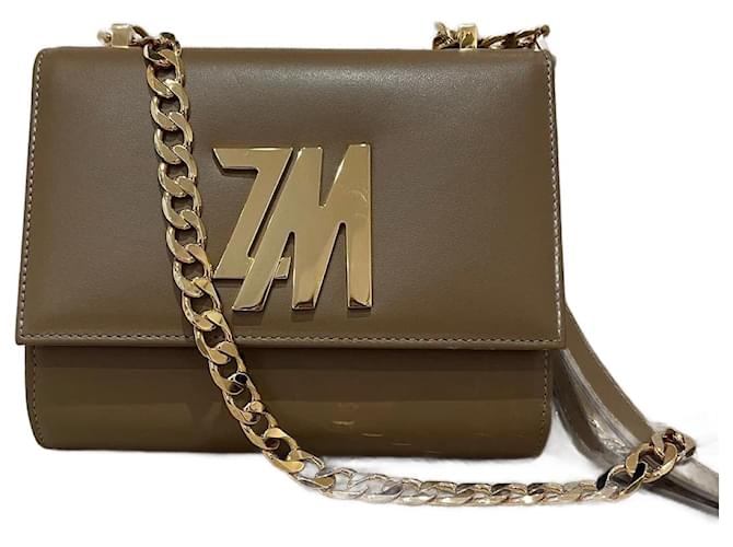 ZUHAIR MURAD  Handbags T.  leather Beige  ref.1169285