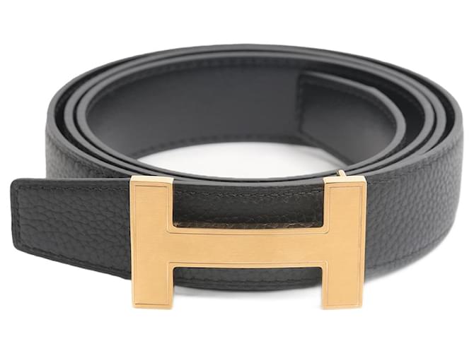 Hermès HERMES  Belts cm 95 leather Black  ref.1169294