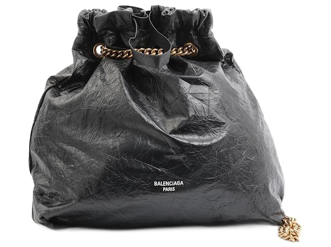 BALENCIAGA  Handbags   Leather Black  ref.1169299
