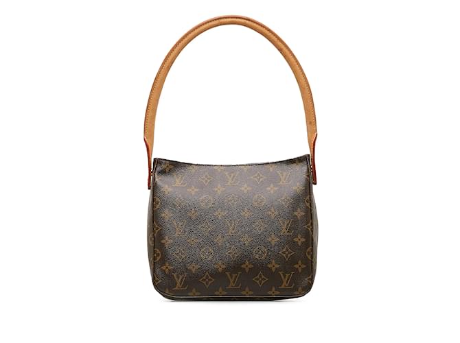 Brown Louis Vuitton Monogram Looping MM Shoulder Bag Leather  ref.1169361