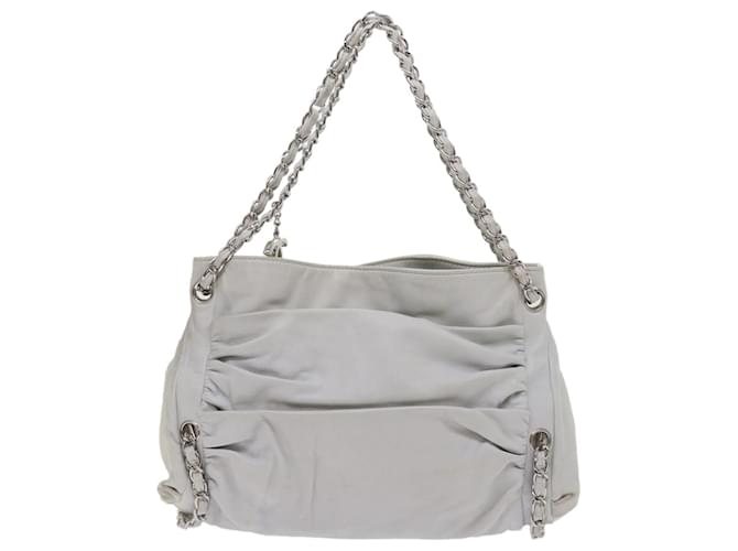 Timeless Chanel Grey Leather  ref.1169493