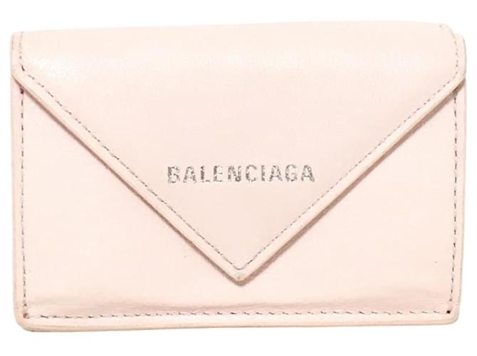 Balenciaga Papier Pink Leder  ref.1169536