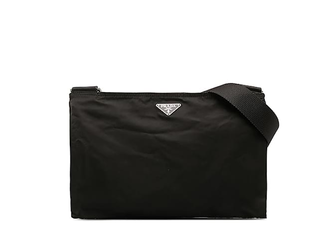 Prada Tessuto Crossbody bag Black Cloth  ref.1169790