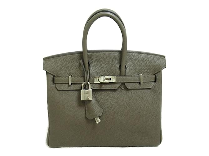 Hermès Togo Birkin 25 Green Leather  ref.1169826