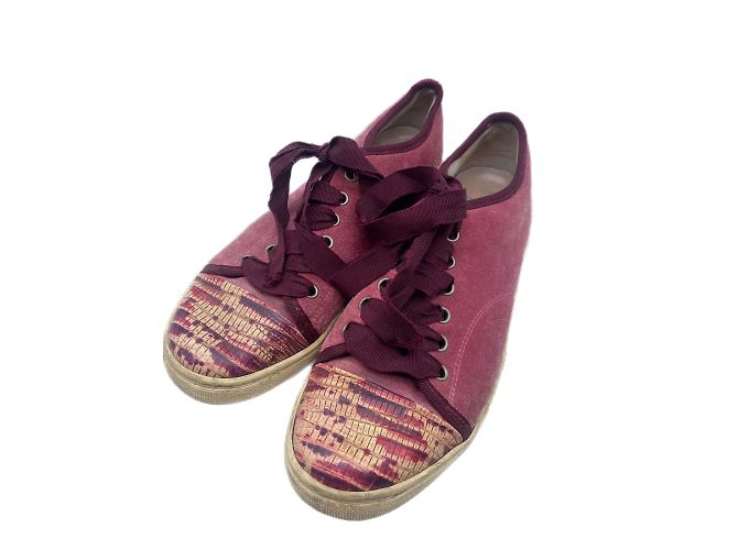 Zapatillas Lanvin T.EU 38 Tela Rosa