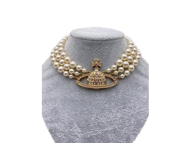 VIVIENNE WESTWOOD  Necklaces T.  Pearl White  ref.1169875