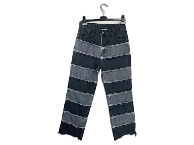 The Ragged Priest Jeans Grey Cotton  ref.1169888