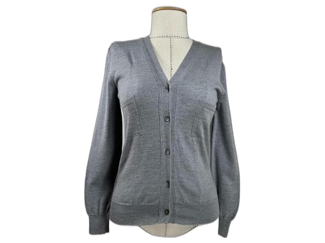 Miu Miu Knitwear Grey Wool  ref.1169901