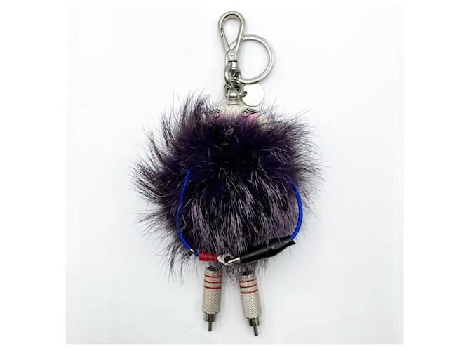 Prada Bag charms Purple Fur  ref.1169985