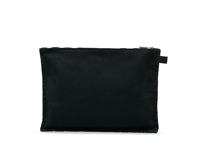 Hermès Toile Bora Bora Pouch Black Cloth  ref.1170006