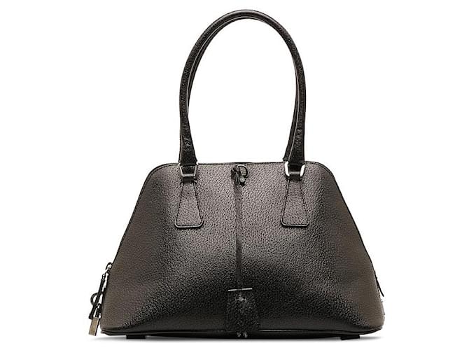 Prada Leather Handbag Black  ref.1170026