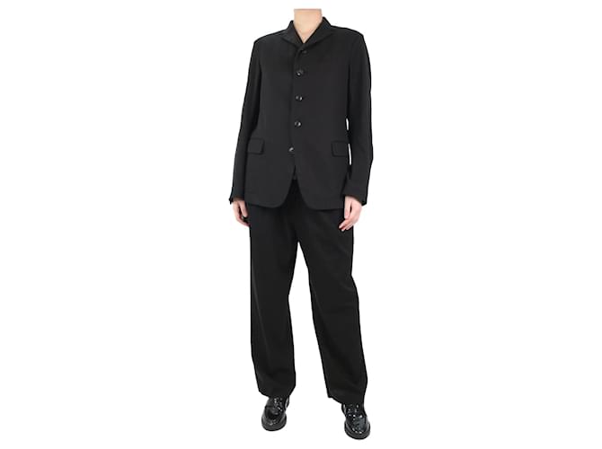 Autre Marque Ensemble costume noir - taille UK 10 Coton  ref.1170041